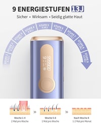 Haarlosy IPL Lézeres Szőrtelenítő Fagyasztó Funkcióval, 9 Energiaszint, 999900 Fényimpulzus 4