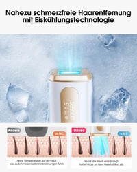 IPL epilátor Haarlosy s funkciou chladenia 10 °C, unisex, redukcia chĺpkov o 86 % za 3 týždne 6