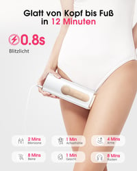 IPL epilátor Haarlosy s funkciou chladenia 10 °C, unisex, redukcia chĺpkov o 86 % za 3 týždne 5