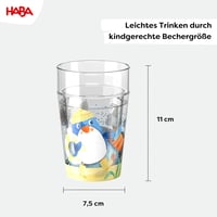 HABA Csillogó Pingvin Bögre - Gyerek Pohár Glitter Effekttel, Víz és Juice-hoz 3