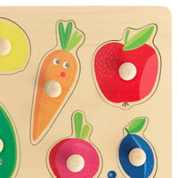 HABA Vkladacie puzzle Ovocie a farby s veľkými úchytkami – Učenie farieb a tvarov – Od 12 mesiacov – 2011811001 4