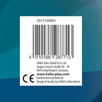 HABA Detská lopta dúhová – 14 cm, s ventilom, robustný plast, lopta na hranie v interiéri aj exteriéri, od 2 rokov – 2012749001 6