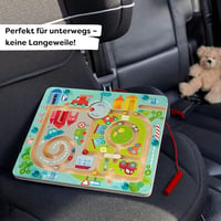 HABA Magnetická hra Mestské bludisko – Drevená logická a rozvojová hra na jemnú motoriku pre deti od 2 rokov 6