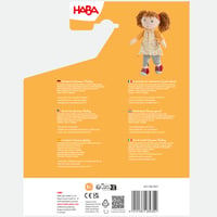 HABA Letný set oblečenia pre bábiky – šaty a legíny pre 30 cm látkové bábiky – prateľné na 30 °C – vhodné od 18 mesiacov 7