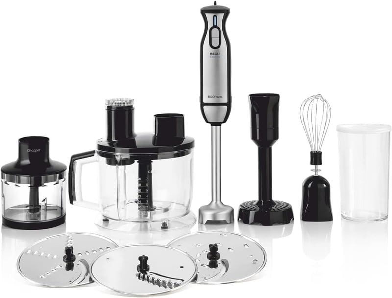 HAEGER HB-10S.027A 1000W Kézi Mixer Fekete Habverő Elektromos