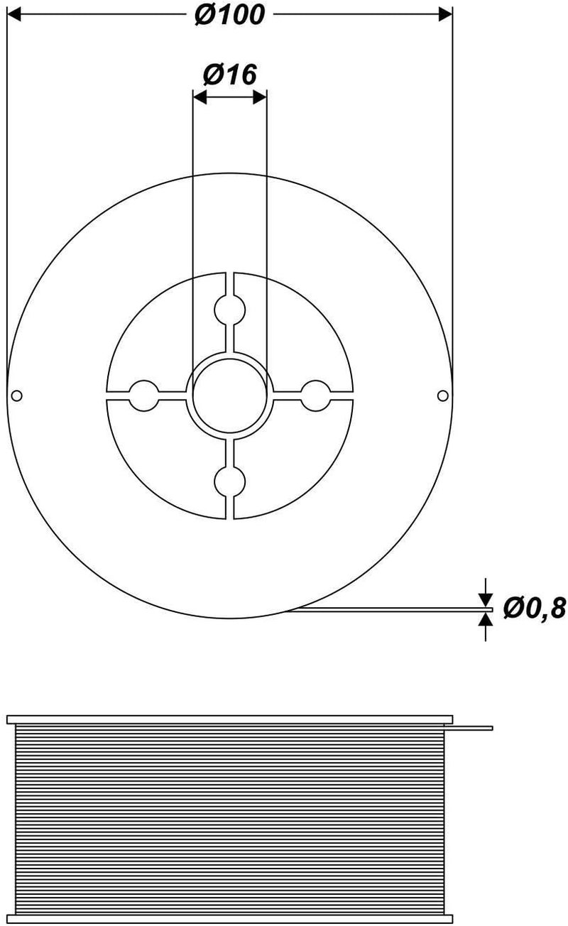 Hafeehoo 0,8 mm Fogyóanyag Hegesztődrót 1 kg E71T-GS MIG Géphez Fluxmagos