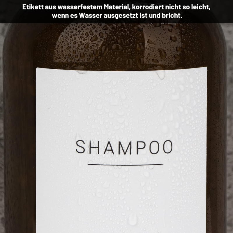 Hafeehoo 3 db 500 ml falra szerelhető szappanadagoló szett címkékkel