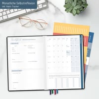 Agendă pentru Profesori Häfft 2025/2026 A5+ „Black Edition”, Copertă Rigidă, 236 de pagini, Calendar pentru Anul Școlar cu Autocolante - Sustenabilă 6