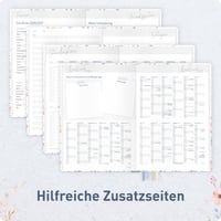 Agendă pentru profesori Häfft 2026/2027, format A5+, "Sweet Flowers" - Planner pentru cadre didactice 6
