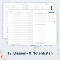 Agendă pentru profesori Häfft 2026/2027, format A5+, "Sweet Flowers" - Planner pentru cadre didactice 5