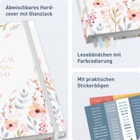 Agendă pentru profesori Häfft 2026/2027, format A5+, "Sweet Flowers" - Planner pentru cadre didactice 2