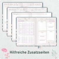 Häfft tanári tervezőnaptár általános iskola A4+ keménykötés 2026/2027 – Flying Flowers 6
