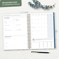 Häfft Lehrerplaner 2026/2027 A4+ Deluxe tanári naptár spirálos kemény fedeles - Wild Blossoms 8
