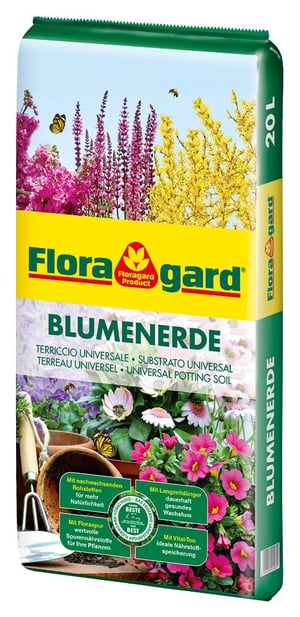 HaGaFe Floragard univerzalna zemlja za cvijeće za sadnju i presađivanje s gvanom 20 litara