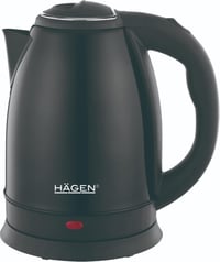 Hagen Kompakt Elektromos Vízforraló Rozsdamentes Acél 1.8L 1500W Fekete 1