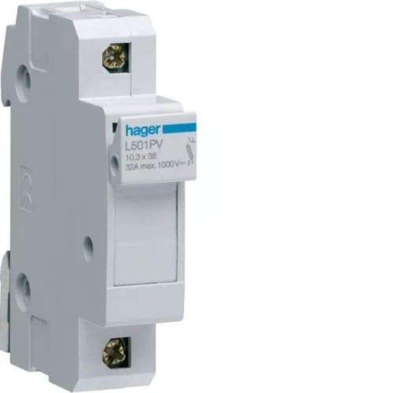 Hager L501PV Držiak fotovoltickej poistky 10,3x38 mm - 32A - 1-pólový - 1000V
