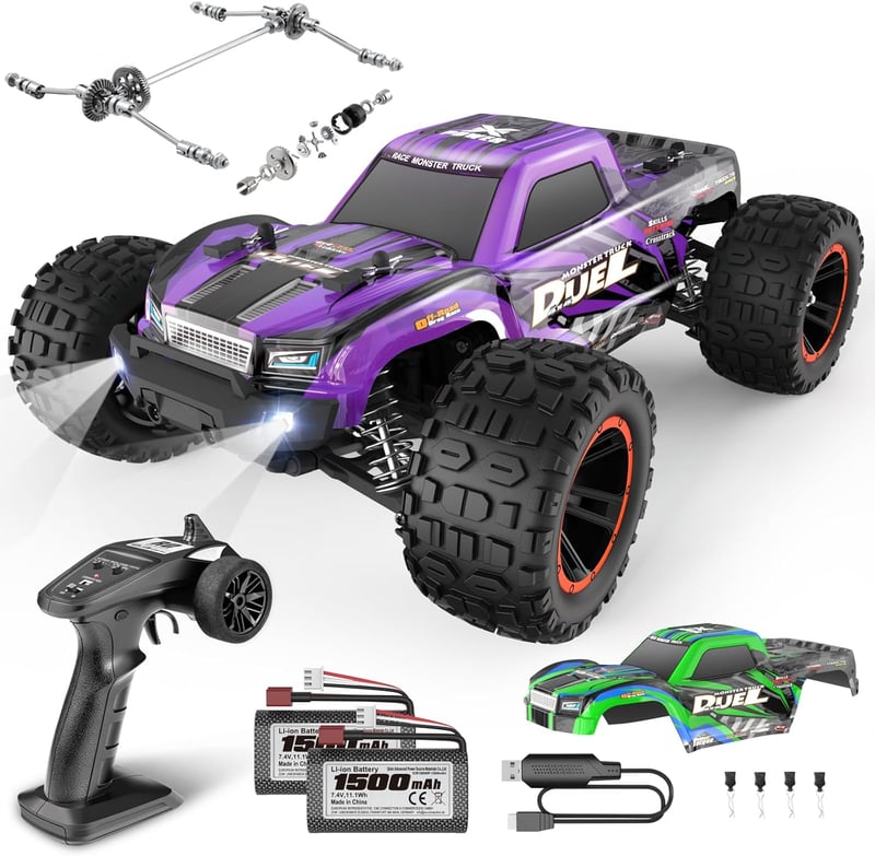HAIBOXING 1:14 4WD RC autó 39 km/h terepjáró monster truck vízálló távirányítós