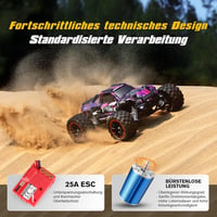 HAIBOXING 1:18 4WD RC Monster Truck 48km/h Brushless Távirányított Autó 4