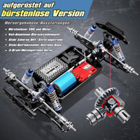HAIBOXING 1:18 4WD RC Monster Truck 48km/h Brushless Távirányított Autó 2