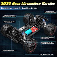 HAIBOXING 1:18 4WD RC Monster Truck 48km/h Brushless Távirányított Autó 6
