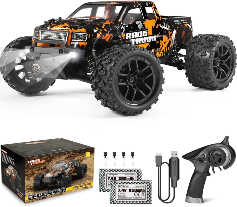 HAIBOXING 4WD RC autó 36 km/h Monster Truck 1/18 vízálló terepjáró