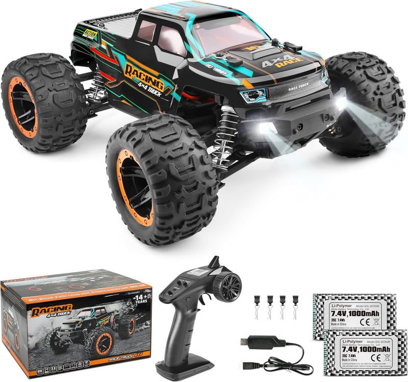 HAIBOXING 4WD RC Monster Truck 1:16 36 km/h Vízálló Versenyautó Gyerekeknek