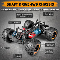 HAIBOXING 4WD RC Monster Truck 1:16 36 km/h Vízálló Versenyautó Gyerekeknek 6