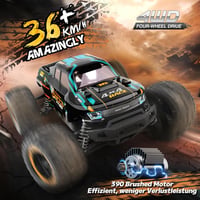 HAIBOXING 4WD RC Monster Truck 1:16 36 km/h Vízálló Versenyautó Gyerekeknek 2