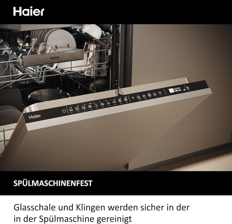 Haier Chopper 550W zöldségvágó 0,5L üvegtállal, 2 sebességfokozat, hagymavágó