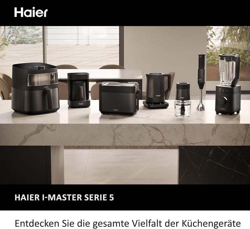 Haier Chopper 550W zöldségvágó 0,5L üvegtállal, 2 sebességfokozat, hagymavágó