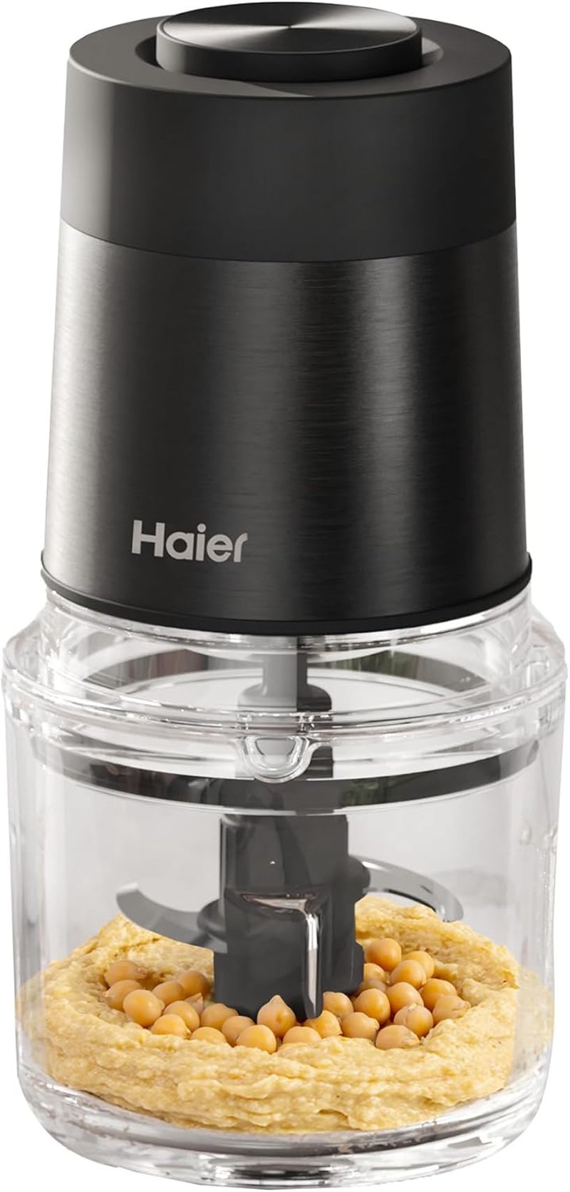 Haier Chopper 550W zöldségvágó 0,5L üvegtállal, 2 sebességfokozat, hagymavágó