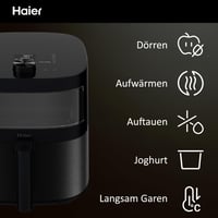 Teplovzdušná fritéza Haier I-Master Series 5 XXL 9 v 1, 7 l – čierna 4