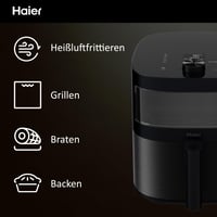 Teplovzdušná fritéza Haier I-Master Series 5 XXL 9 v 1, 7 l – čierna 3