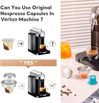 HAILASRE Rozsdamentes Nespresso Vertuoline Kávéadapter 80ml - Pod Konverter 3