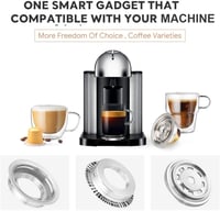 HAILASRE Rozsdamentes Nespresso Vertuoline Kávéadapter 80ml - Pod Konverter 4