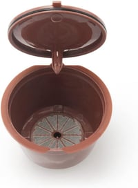 HAILASRE Újrahasználható Kávékapszula Dolce Gusto Kávéfőzőhöz, 6 Darabos Szett, Környezetbarát Kávépod Szűrő, 3 Fekete + 3 Barna 8