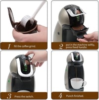 HAILASRE Újrahasználható Kávékapszula Dolce Gusto Kávéfőzőhöz, 6 Darabos Szett, Környezetbarát Kávépod Szűrő, 3 Fekete + 3 Barna 5