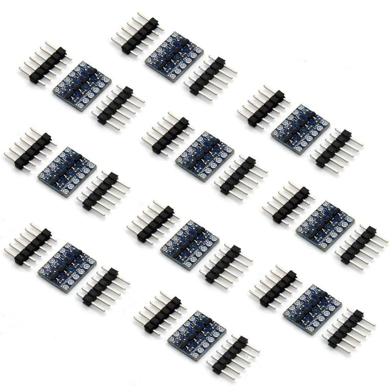 Hailege IIC I2C Kétirányú Logikai Szintváltó Modul 5V 3.3V 10db