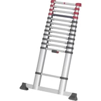 Scară telescopică din aluminiu Hailo T80 FlexLine, 13 trepte, înălțime de lucru 450 cm, argintiu, 13,1 kg 4