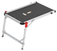 Hailo TP1 Lépcsős Munkaplatform – Csúszásmentes Rétegelt Lemez, Beépített Vízmérték, Soft-Grip Talp, 150 kg Teherbírás, Állítható, Ezüst 4
