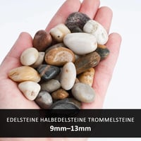 HAKACC Féldrágakő Gyűjtemény 900g - Színes Csiszolt Ásványok Gyerekeknek, Kincsvadászathoz és Dekorációhoz 2