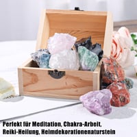 HAKACC Gyógyító Kristálykészlet 1300g - 30-35 db Madagaszkári Nyers Ásvány Kövek Meditációhoz, Kristályterápiához, Dekorációhoz 3