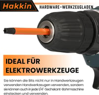 Hakkin 13 részes Torx bit készlet 75mm mágneses csavarhúzó S2 acél 5