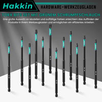 Hakkin 150mm Torx Bit készlet 12db hosszú bitek 1/4" S2 csavarhúzóhoz 6