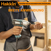 Hakkin 5 db 60 mm Mágneses Bittartó 1/4" Gyorscserélő Fúrószár Hosszabbító Elektromos Fúrókhoz, Csavarbehajtókhoz, Krómvanádium Acél 8