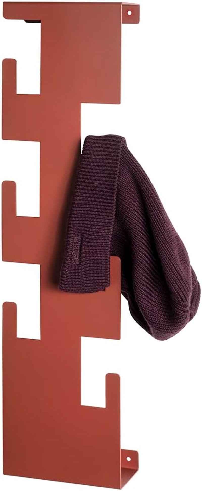 HAKU Falra szerelhető ruhaakasztó korall piros acél 60 cm - Red