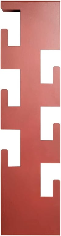 HAKU Falra szerelhető ruhaakasztó korall piros acél 60 cm - Red 2