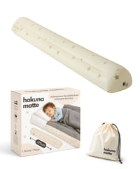 Nafukovacia zábrana na posteľ Hakuna Matte 125 cm – Bezpečná alternatíva k posteliam typu boxspring pre deti a bábätká – Na cesty 1
