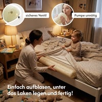 Nafukovacia zábrana na posteľ Hakuna Matte 125 cm – Bezpečná alternatíva k posteliam typu boxspring pre deti a bábätká – Na cesty 2