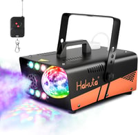 HAKUTA 600W Ködgép Diszkógömbbel és RGB LED Világítással - Automata Ködpermetezés 2300 CFM - Bulikhoz, Színpadi Előadásokhoz, Halloweenre 3